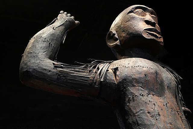 Statue du roi Ghézo, royaume du Dahomey (Bénin)