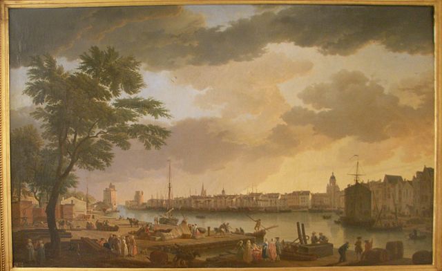 Vue du port de La Rochelle, par J. Vernet