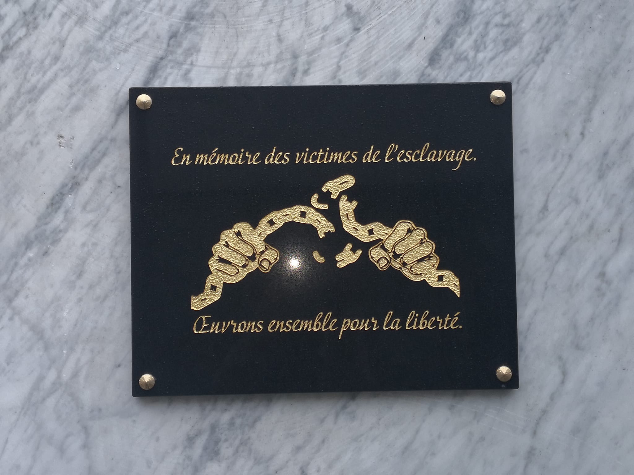 Plaque commémorative Le Mée sur Seine