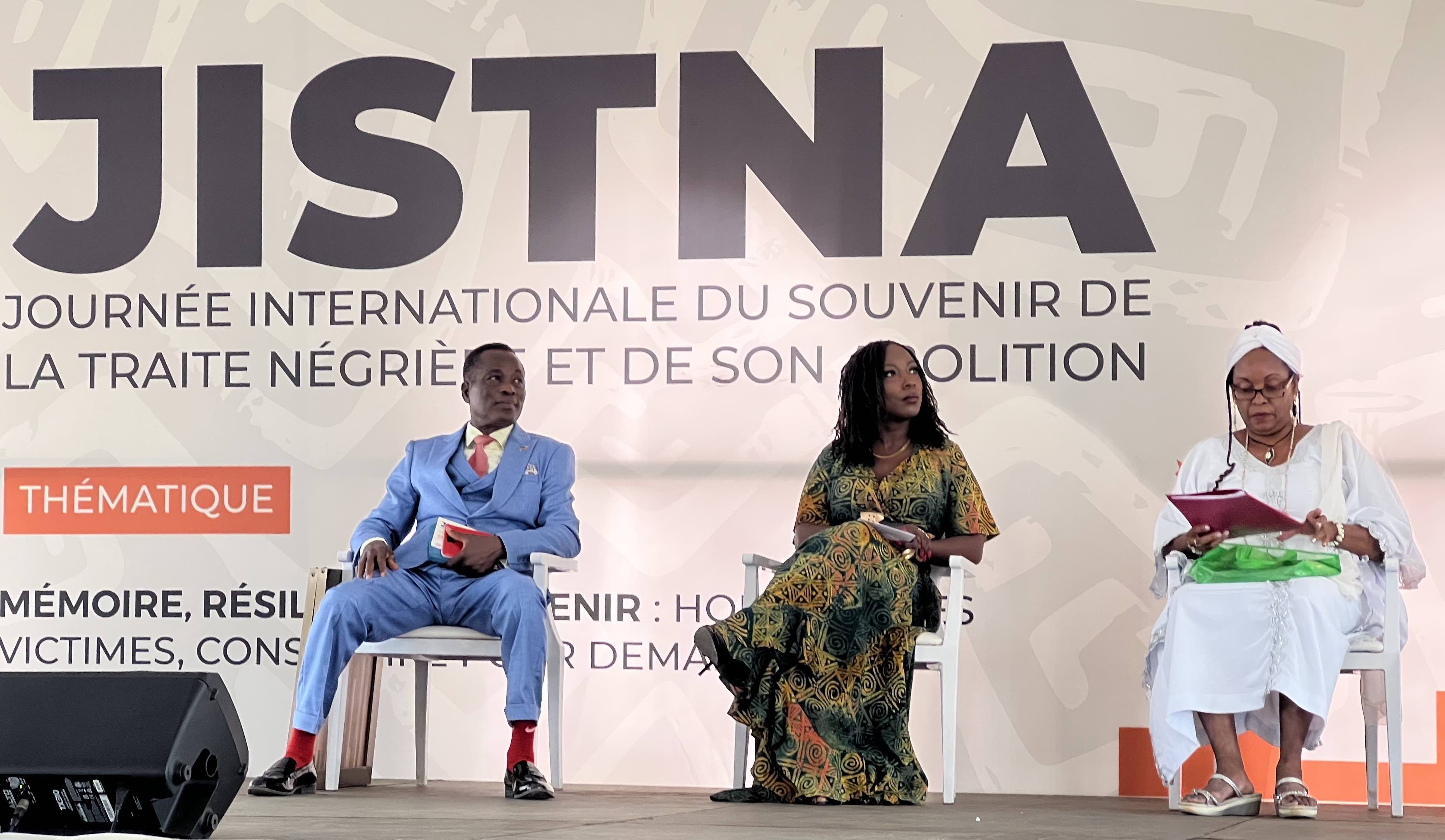 Intervention d'Aïssata Seck dans le cadre de la JISTNA à Ouidah, Bénin