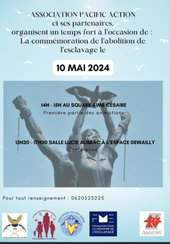 Commémoration d e l'abolition de l'esclavage d'Amiens 