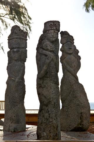 Statues de la route de l'esclave 