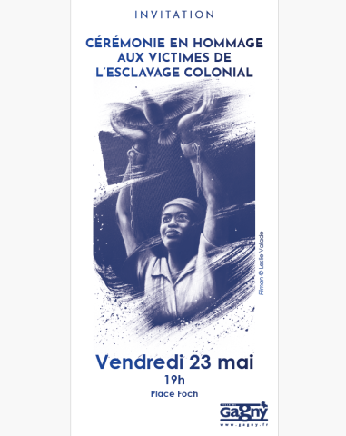 Carton d'invitation à a cérémonie du 23 mai