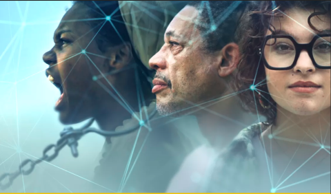 Affiche du documentaire "Aux origines, l'esclavage"