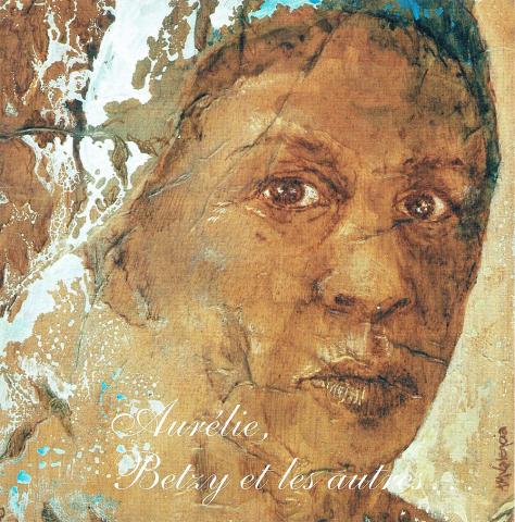 Portrait à l'acrylique de l'esclave Lafoé, sage-femme sur l'habitation de Madame Desbassayns