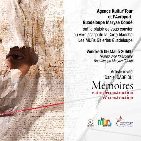 Affiche de l'événement Les MURs Galeries Guadeloupe