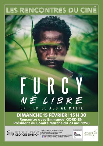 Nous vous informons de la tenue d’un ciné-rencontre à forte dimension historique et mémorielle autour du film Furcy, né libre d’Abd Al Malik, le dimanche 15 février à 15h30 au Théâtre & Cinéma Georges Simenon à Rosny-sous-Bois.