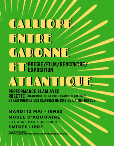 Journées de la mémoire 2026 "Calliope, entre Garonne et Atlantique"