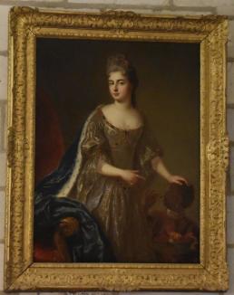 Portrait de la duchesse de Lauzun avec un « négrillon », anonyme