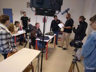 Un séance de tournage participatif : les jeunes aux commandes !