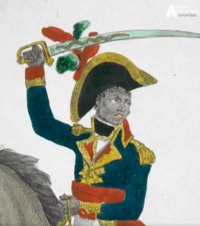 Toussaint Louverture, chef des noirs insurgés de Saint-Domingue