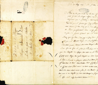 Lettre de Guillaume Touchemouli à ses parents relatant sa traversée de l’Afrique jusqu’aux Amériques et les révoltes d’esclaves