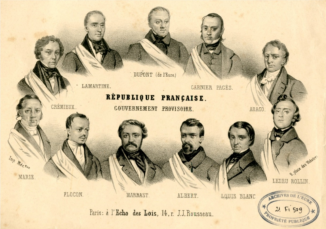 Le gouvernement provisoire de la République, 1848, avec Portrait de Jacques-Charles Dupont de l'Eure