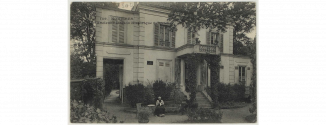 Carte postale de l'ancienne maison historique Schoelcher