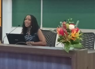 Aïssata Seck à l'Université des Antilles