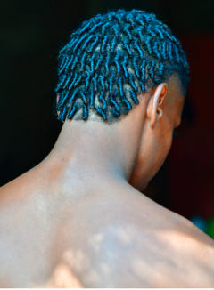 Zoio, membre du Nego Fugido. Nicola Lo Calzo, Ville d'Acupe, Bahia, 2022. Série Nego Fugido.  