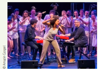 Photographie du concert d'Amazin Gospel