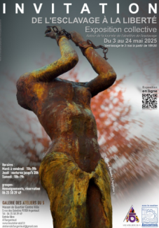 Affiche "De l'esclavage à la liberté", Argenteuil