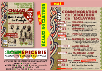 Affiche événement mois de mai 2025 à Bonnes 