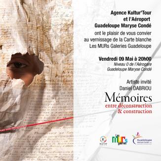 Affiche de l'événement Les MURs Galeries Guadeloupe