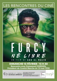 Nous vous informons de la tenue d’un ciné-rencontre à forte dimension historique et mémorielle autour du film Furcy, né libre d’Abd Al Malik, le dimanche 15 février à 15h30 au Théâtre & Cinéma Georges Simenon à Rosny-sous-Bois.