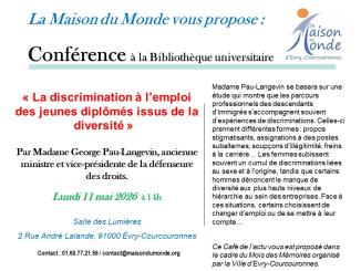 Conférence à la Bibliothèque universitaire