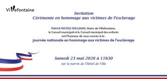Cérémonie d'hommage aux victimes de l'esclavage