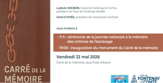 commémoration 22 mai fontenay le comte