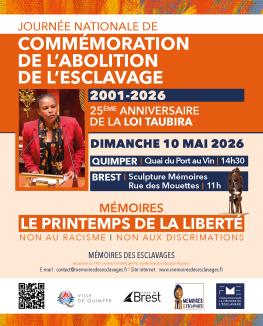 Flyer 10 Mai - Mémoires des Esclavages à Brest