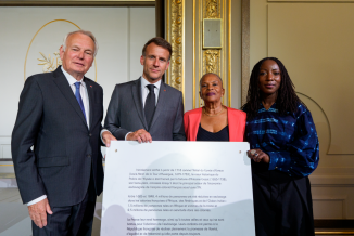 Remise de la plaque Elysée 21 mai 2026