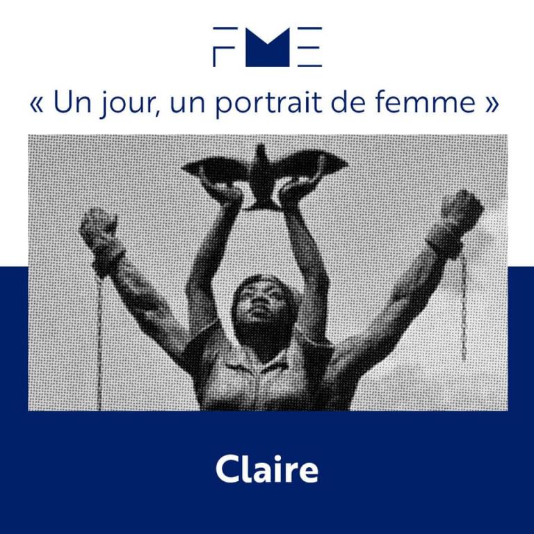 [1 JOUR, 1 PORTRAIT DE FEMME] Durant cette semaine du 8 mars, journée internationale des droits des femmes, nous publierons des portraits de femmes marquantes, d’hier ou d’aujourd’hui. Aujourd’hui, Claire, symbole du marronnage en Guyane au 18ème siècle.