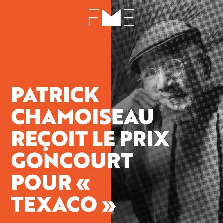 Patrick Chamoiseau reçoit le prix Goncourt pour "Texaco"