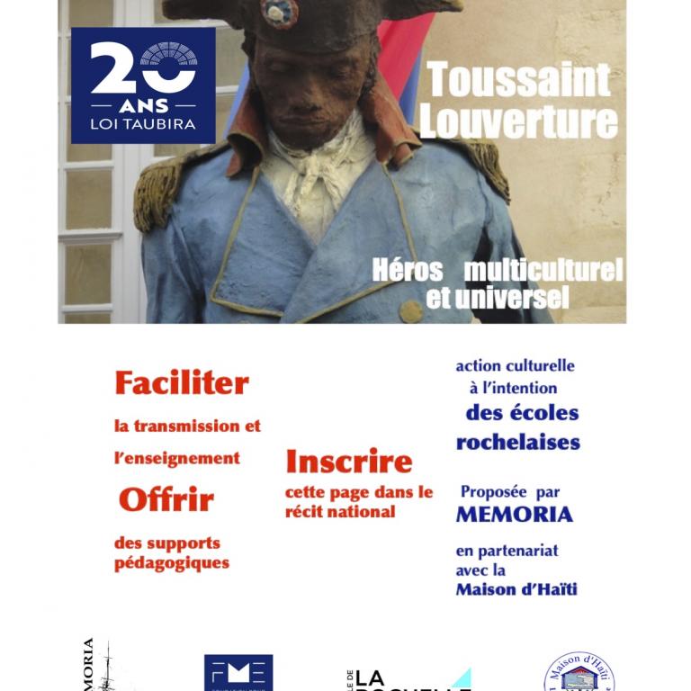 4 Ateliers Haïtiens Contes spectacle Vivant " Toussaint Louverture, Héros moderne, multiculturel et universel" à l'intention des élèves rochelais