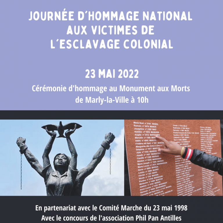 Journée d’hommage national aux victimes de l’esclavage colonial
