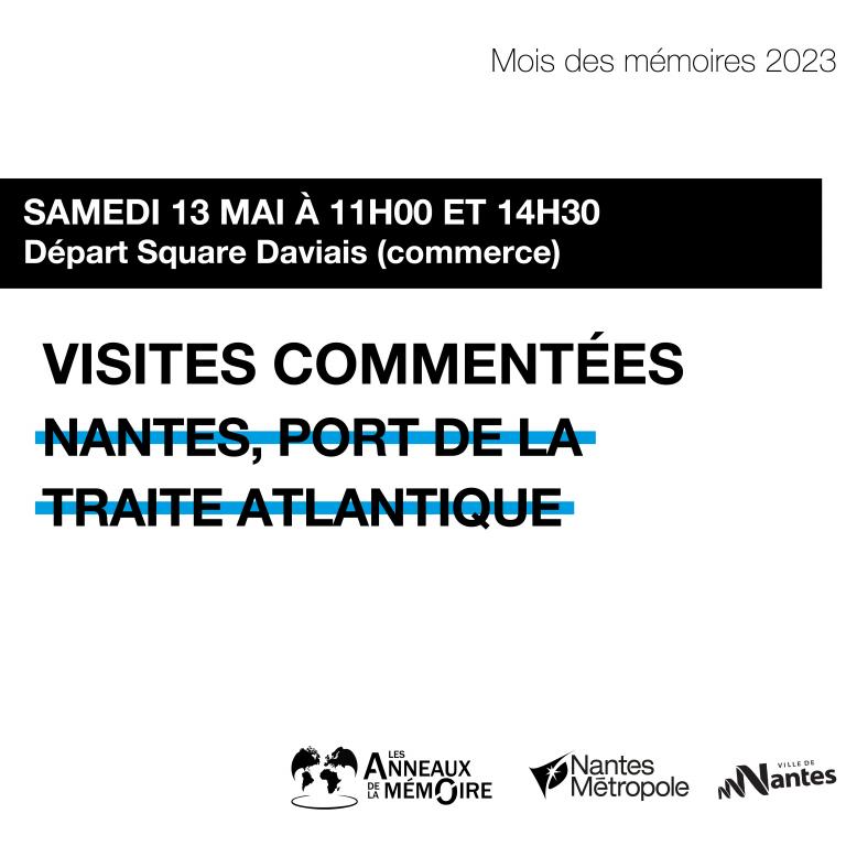 Visite commentées, Nantes port de la traite atlantique