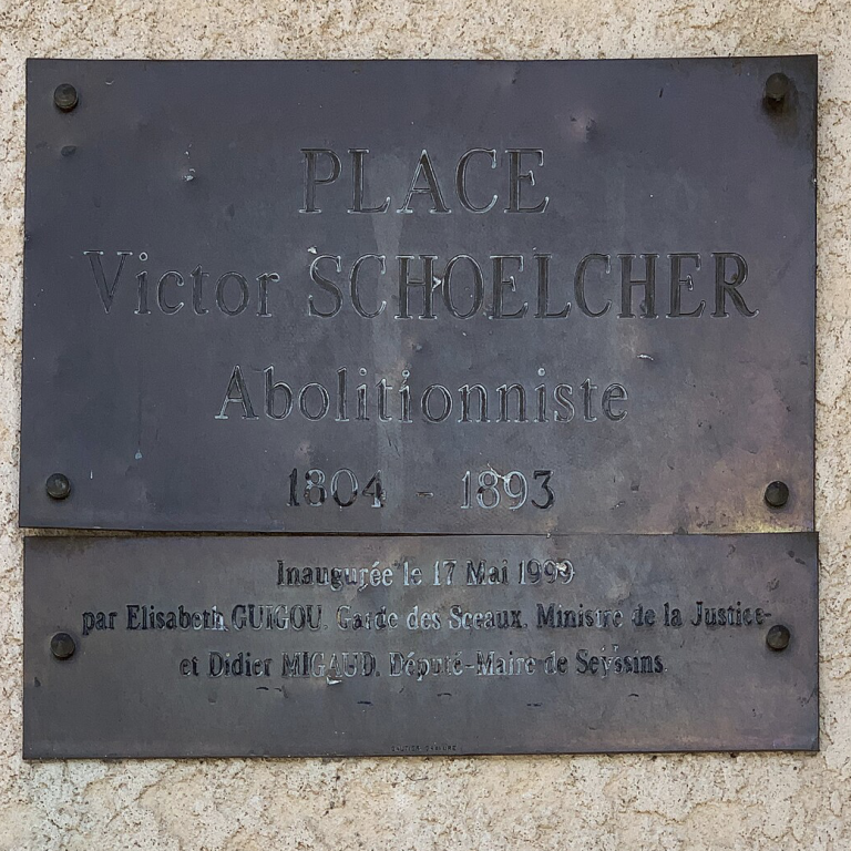 Plaque Victor Schoelcher