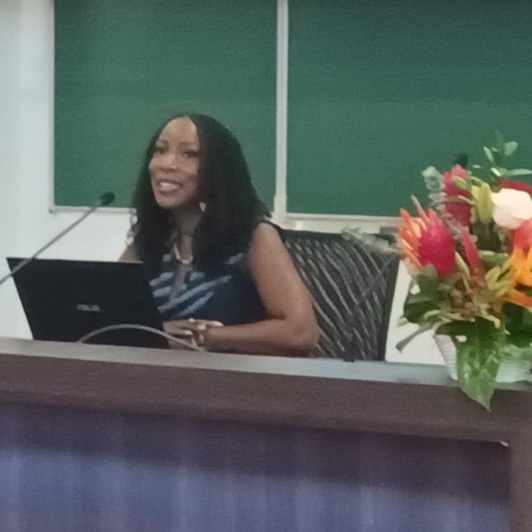 Aïssata Seck à l'Université des Antilles