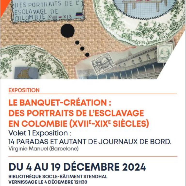 Affiche Exposition Banquet Création