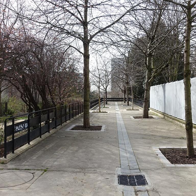 Photographie du square Toussaint Louverture