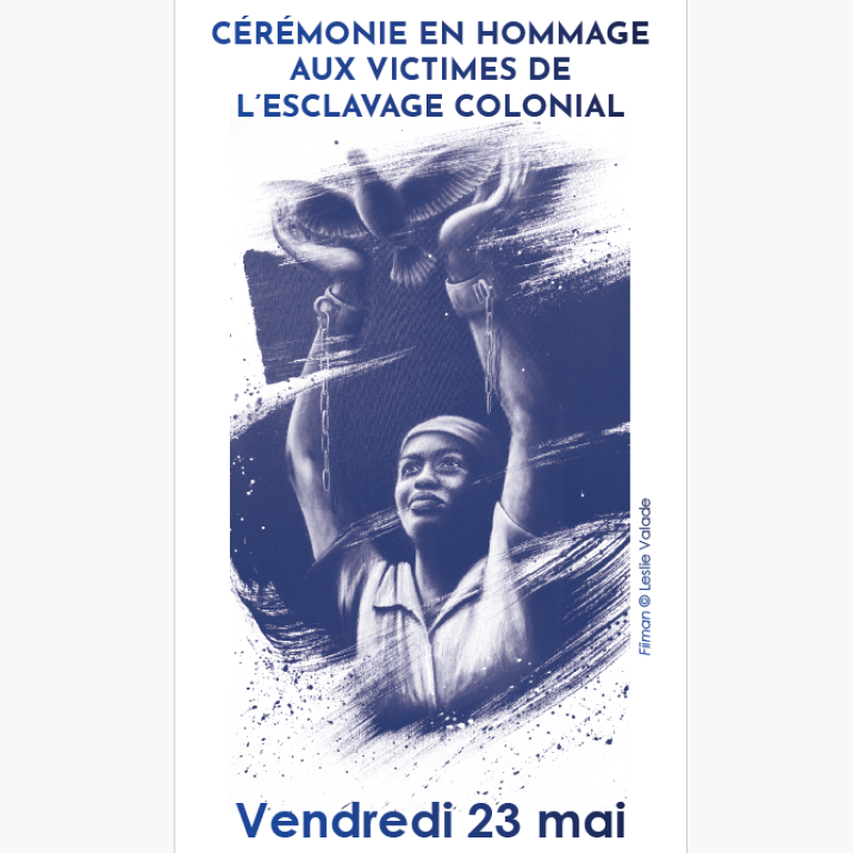 Carton d'invitation à a cérémonie du 23 mai