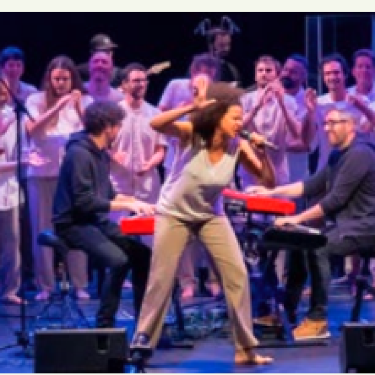 Photographie du concert d'Amazin Gospel