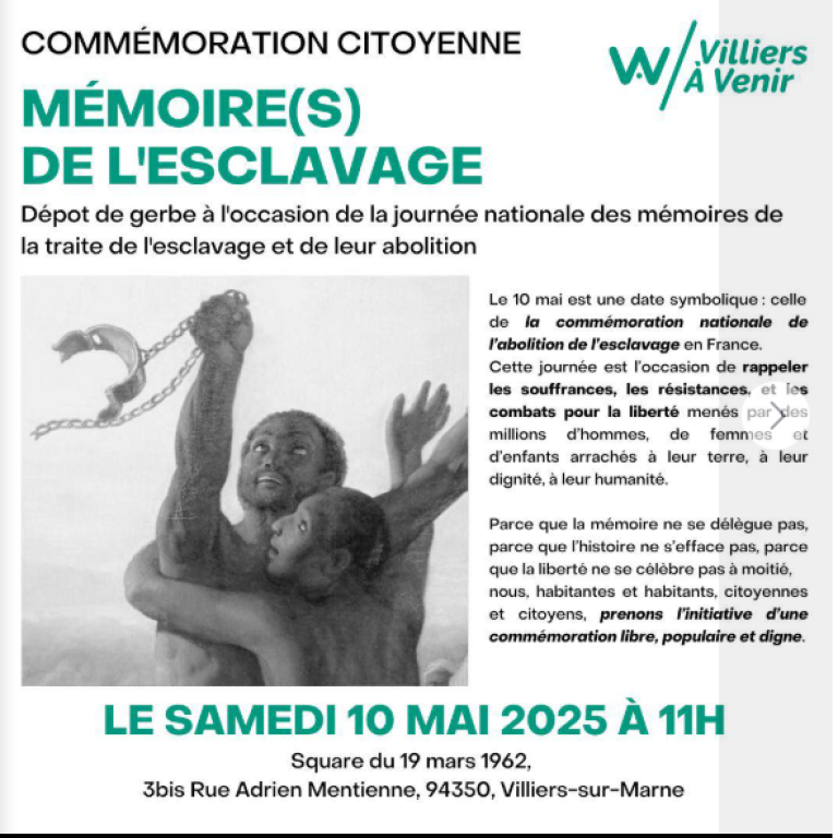 Affiche de l'événement de Villiers sur Marne