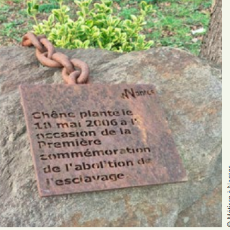 Photographie de la plaque commémorative 