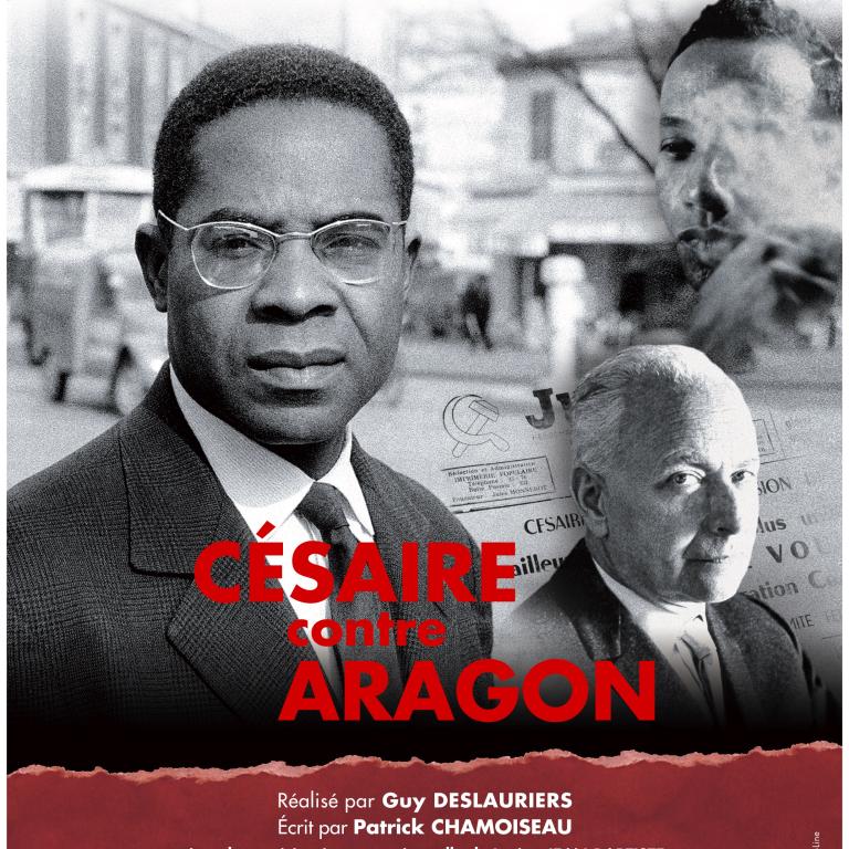 Projection Débat autour du documentaire "Césaire contre Aragon" de Guy Deslauriers, écrit par Patrick Chamoiseau (2019, 52mn) - Projection suivie d'un débat avec Guy Deslauriers.