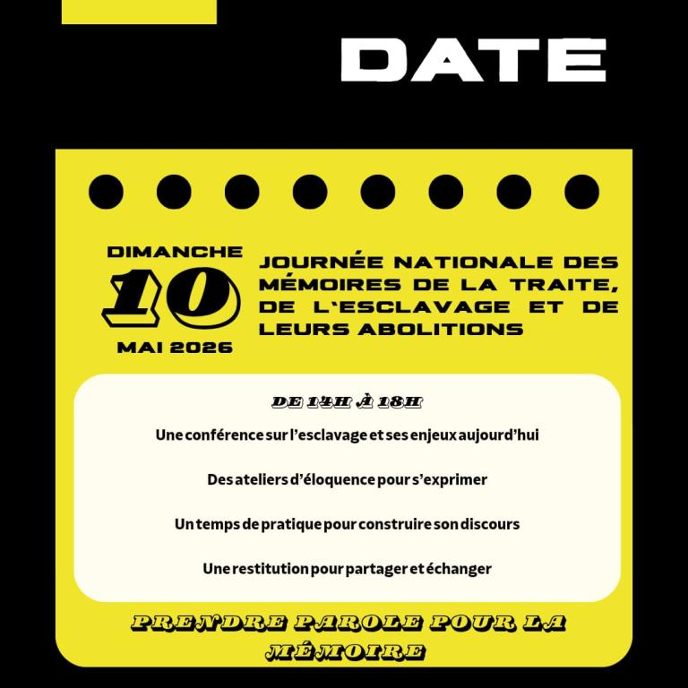 A vos agendas ! 10 mai 22026