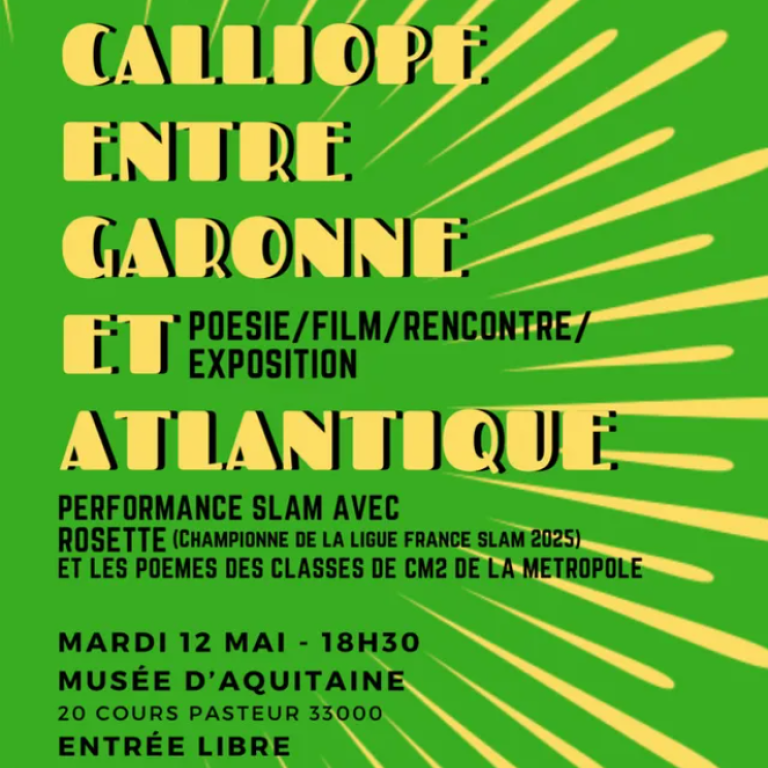 Journées de la mémoire 2026 "Calliope, entre Garonne et Atlantique"