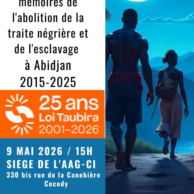 L'image représente des esclaves sur le chemin de la liberté
