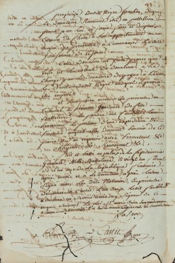  Acte de donation passé devant maître Castet, notaire à Basse-Terre, le 21 floréal an XI (11 mai 1803).